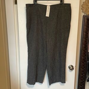 NWT Alfred Dunner Charcol Pants. Size 24W
